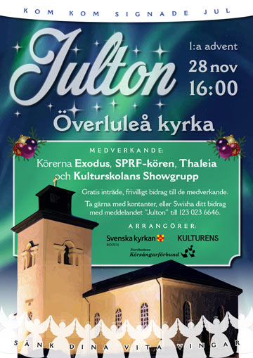 Julton i Överluleå kyrka 2021-11-28