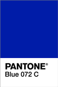 Pantone 072 Blue