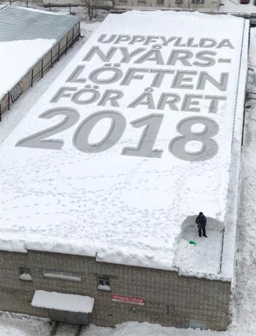Uppfyllda nyårslöften för året 2018