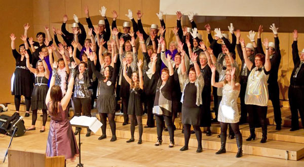 Bild från körens 30-årsjubileum 2011
