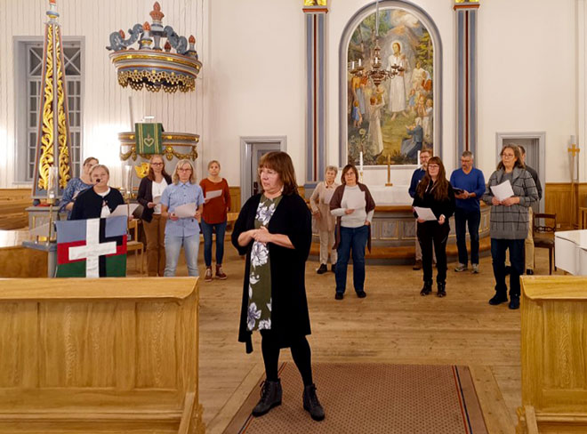 Pajala kyrkokör 2021-09-29
