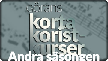 Andra säsongen - Görans korta koristkurser